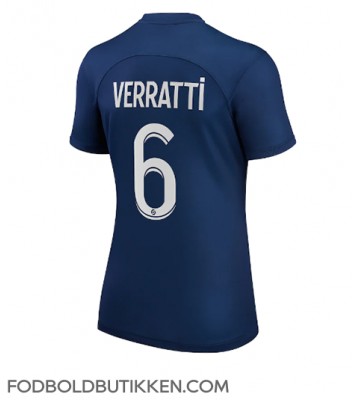 Paris Saint-Germain Marco Verratti #6 Hjemmebanetrøje Dame 2022-23 Kortærmet